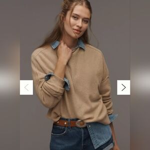 The Alani Cashmere Mock-Neck Sweater by Pilcro